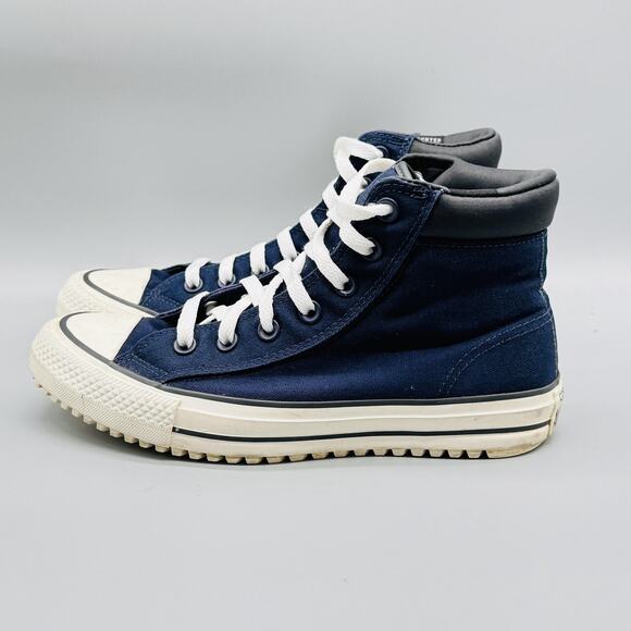 Converse Shoes Womens 8 Blue Canvas Chuck Taylor All Star High Top Sneakers - Picture 5 of 10